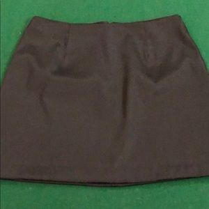 Black Satin look mini skirt